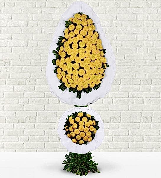 Çift Katlı Düğün Çelenk