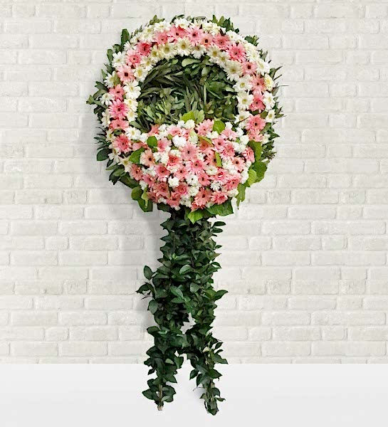 Kırmızı Pembe Çelenk